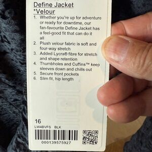 lululemon athletica Black Define Jacket
